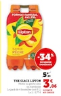 Thé glace - LIPTON en promo chez U Express Thé glace - LIPTON dans le catalogue U Express