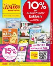 Aktueller Netto Marken-Discount Versmold Prospekt "10% auf Molkerei-Produkte" mit 2 Seiten