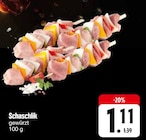 EDEKA Schwarzenberg - Schaschlik Angebot im Prospekt Schaschlik bei EDEKA im Schwarzenberg Prospekt für 1,11 €