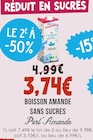 Boisson Amande Sans Sucres - Perl'Amande - Naturalia Boisson Amande Sans Sucres - Perl'Amande à 3,74 € dans le catalogue Naturalia