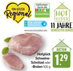 Schweine-Schnitzel im Angebot bei E center in Bruchsal Schweine-Schnitzel Angebote von Hofglück bei E center Bruchsal für 1,29 €