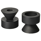 Kerzen- oder Teelichthalter schwarz von STOCKHOLM 2025 für 24,99 € bei IKEA im Angebot Kerzen- oder Teelichthalter schwarz von STOCKHOLM 2025 im aktuellen IKEA Prospekt