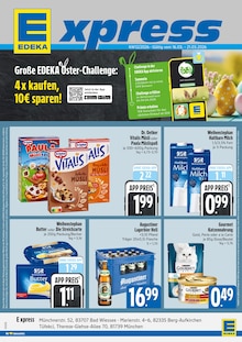 E xpress Prospekt Wir lieben Lebensmittel. mit 4 Seiten
