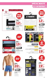 Promos Boxer Homme dans le catalogue "LES PRIX BAS de la beauté" de Hyper U Boxer Homme en promo dans le catalogue Hyper U à la page 35
