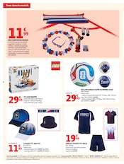 Promos Casquette dans le catalogue "TOUS DANS LE MATCH" de Auchan Hypermarché Casquette en promo dans le catalogue Auchan Hypermarché à la page 6