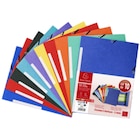 Lot de 10 chemises à élastiques - EXACOMPTA en promo à 4,95 € chez Carrefour Lot de 10 chemises à élastiques - EXACOMPTA dans le catalogue Carrefour