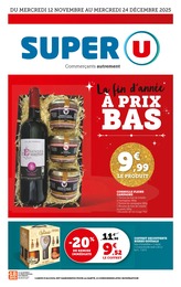 Prospectus Super U, "Super U" à Sauzon et alentours, 16 pages, 12/11/2025 - 24/12/2025 Catalogue Super U "Super U" à Sauzon et alentours, 16 pages, 12/11/2025 - 24/12/2025