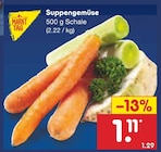 Suppengemüse von Markttag für 1,11 € bei Netto Marken-Discount im Angebot Suppengemüse von Markttag im aktuellen Netto Marken-Discount Prospekt