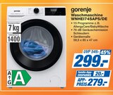 Aktuelle Waschmaschine Angebote bei famila Nordost in Langenhagen Aktuelles gorenje Waschmaschine WNHEI74SAPS/DE Angebot bei famila Nordost in Langenhagen ab 279,00 €