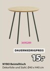 NYBO Beistelltisch im JYSK Prospekt NYBO Beistelltisch im aktuellen JYSK Prospekt für 15,00 €