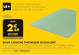 Tout Faire Patay - Promo Sous couche phonique Ecosilent Promo Sous couche phonique Ecosilent à 2,49 € dans le catalogue Tout Faire à Patay