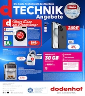 Aktueller dodenhof TechnikWelt Elektromarkt Prospekt in Bremen und Umgebung, "Top Angebote" mit 1 Seite, 08.06.2025 - 14.06.2025