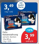 Felix Katzennahrung Angebote von Purina bei budni Buchholz für 3,49 €