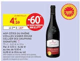 Promo AOP côtes du rhône vieilles vignes rouge signature à 1,83 € dans le catalogue Intermarché Contact à Magny-Cours