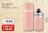Aktuelle Eau De Parfum Angebote bei Travel FREE in Chemnitz Aktuelles Paco Rose EdTS Damen Angebot bei Travel FREE in Chemnitz ab 15,90 €