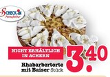 Rhabarbertorte mit Baiser im Angebot bei E center in Baden-Baden Rhabarbertorte mit Baiser Angebote von Scheck-In Manufaktur bei E center Baden-Baden für 3,40 €