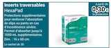 Inserts traversables HexaPad - Hexa en promo chez Technicien de Santé Inserts traversables HexaPad - Hexa dans le catalogue Technicien de Santé