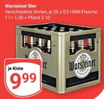 Bier Angebote von Warsteiner bei GLOBUS Halle für 9,99 €