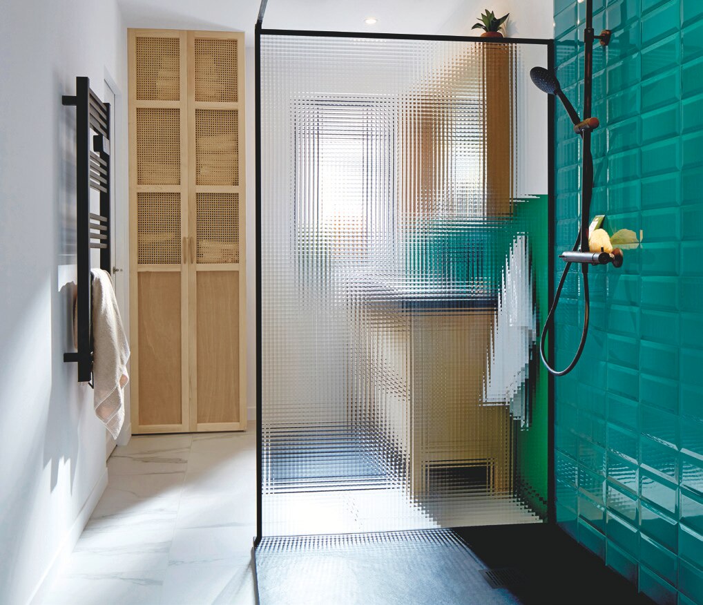 Paroi de douche à l'italienne Walk-In Beloya l.120 cm en verre  transparent - Brico Dépôt