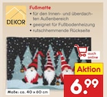 Fußmatte von DEKOR für 6,99 € bei Netto Marken-Discount im Angebot Fußmatte von DEKOR im aktuellen Netto Marken-Discount Prospekt