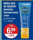 UV GESICHT Sonnencreme LSF30 von NIVEA im aktuellen V-Markt Prospekt für 6,99 €