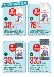 Prix et réduction Royal Canin dans le prospectus Botanic en cours Offre Royal Canin dans le catalogue Botanic du moment à la page 8