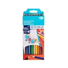 12 crayons de couleur - CARREFOUR en promo chez Carrefour Market 12 crayons de couleur - CARREFOUR dans le catalogue Carrefour Market