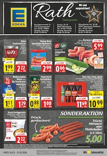 Aktueller EDEKA Prospekt "Aktuelle Angebote" für Meerbusch Aktueller EDEKA Prospekt für Meerbusch mit Seiten