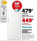 Congélateur armoire 194 L - Hisense en promo chez Hyper U Caen à 449,00 €