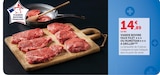 Viande bovine faux filet à griller ou rumsteak a griller en promo chez Super U Amiens à 14,89 €