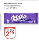Tafelschokolade im Angebot bei GLOBUS in Koblenz Tafelschokolade Angebote von Milka bei GLOBUS Koblenz für 2,99 €
