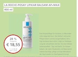 LINDA Premiumapotheke - Lipikar Balsam AP+MAX Angebot im Prospekt Lipikar Balsam AP+MAX bei LINDA Premiumapotheke im Prospekt "" für 18,55 €
