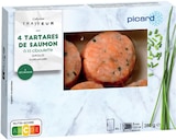 4 tartares de saumon à la ciboulette - PICARD en promo chez Picard Colombes à 10,99 €