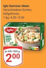 Gemüse-Ideen im Angebot bei GLOBUS in Trier Gemüse-Ideen Angebote von Iglo bei GLOBUS Trier für 2,00 €