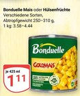 Mais im Angebot bei GLOBUS in Mannheim Mais Angebote von Bonduelle bei GLOBUS Mannheim für 1,11 €