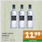 WODKA Angebote von THREE SIXTY bei Getränke A-Z Oranienburg für 11,99 €