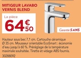 Mitigeur Lavabo Vernis Blend - Gedimat Mitigeur Lavabo Vernis Blend à 64,50 € dans le catalogue Gedimat