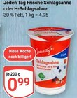 Frische Schlagsahne Angebote von Jeden Tag bei GLOBUS Kerpen für 0,99 €