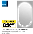 LED-LICHTSPIEGEL "SILVER LAGOS" Angebote von DSK bei OBI Niederkassel für 89,99 €