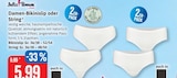 Damen-Bikinislip oder String Angebote von Julia Brown by Stolz bei Kaufhaus Stolz Kiel für 5,99 €