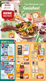 Getränke im REWE Prospekt in Leipzig Aktueller REWE Prospekt mit Getränke, "Dein Markt", Seite 1