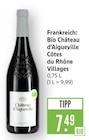 Bio Château d'Aigueville Côtes du Rhône Villages bei EDEKA im Trebur Prospekt für 7,49 €