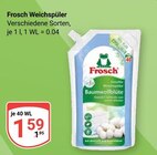 Weichspüler Angebote von Frosch bei GLOBUS Rüsselsheim für 1,59 €