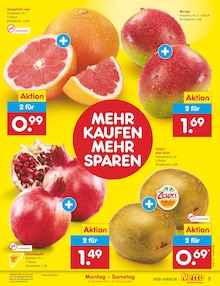 Obst im Netto Marken-Discount Prospekt "Aktuelle Angebote" mit 63 Seiten (Frankfurt (Main))