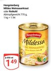 Mildes Weinsauerkraut im Angebot bei GLOBUS in Bensheim Mildes Weinsauerkraut Angebote von Hengstenberg bei GLOBUS Bensheim für 1,49 €