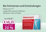 mea - meine apotheke - Wobenzym Angebot im Prospekt Wobenzym bei mea - meine apotheke im Prospekt "" für 40,25 €