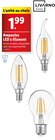 Ampoules LED à filament - LIVARNO home en promo chez Lidl Vénissieux à 1,99 €