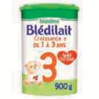Promo Bledilait 3 des 12 mois à 5,21 € dans le catalogue Super U à Donzère