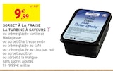 Sorbet à la fraise - LA TURBINE À SAVEURS en promo chez Intermarché Sorbet à la fraise - LA TURBINE À SAVEURS dans le catalogue Intermarché