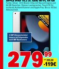 iPad 10.2 (9. Gen) Wi-Fi, 64 GB im Angebot bei E center in Mainz iPad 10.2 (9. Gen) Wi-Fi, 64 GB Angebote von Apple bei E center Mainz für 279,99 €